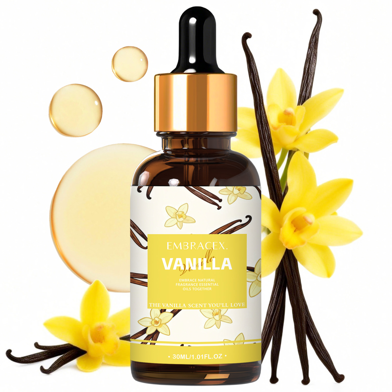 Essential Oil Blend - 30 ミリリットルバニラエッセンシャルオイルディフューザーキャンドル用友人へのギフト暖かい香りアロマセラピー