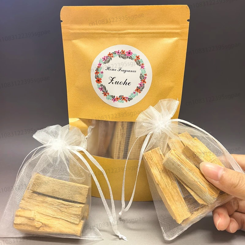 Home Fragrance Sachet - ZUOHE パロサントインセンススティック、天然聖なる木、聖なる木の香りのサシェ、アロマ、家の空気浄化、瞑想用