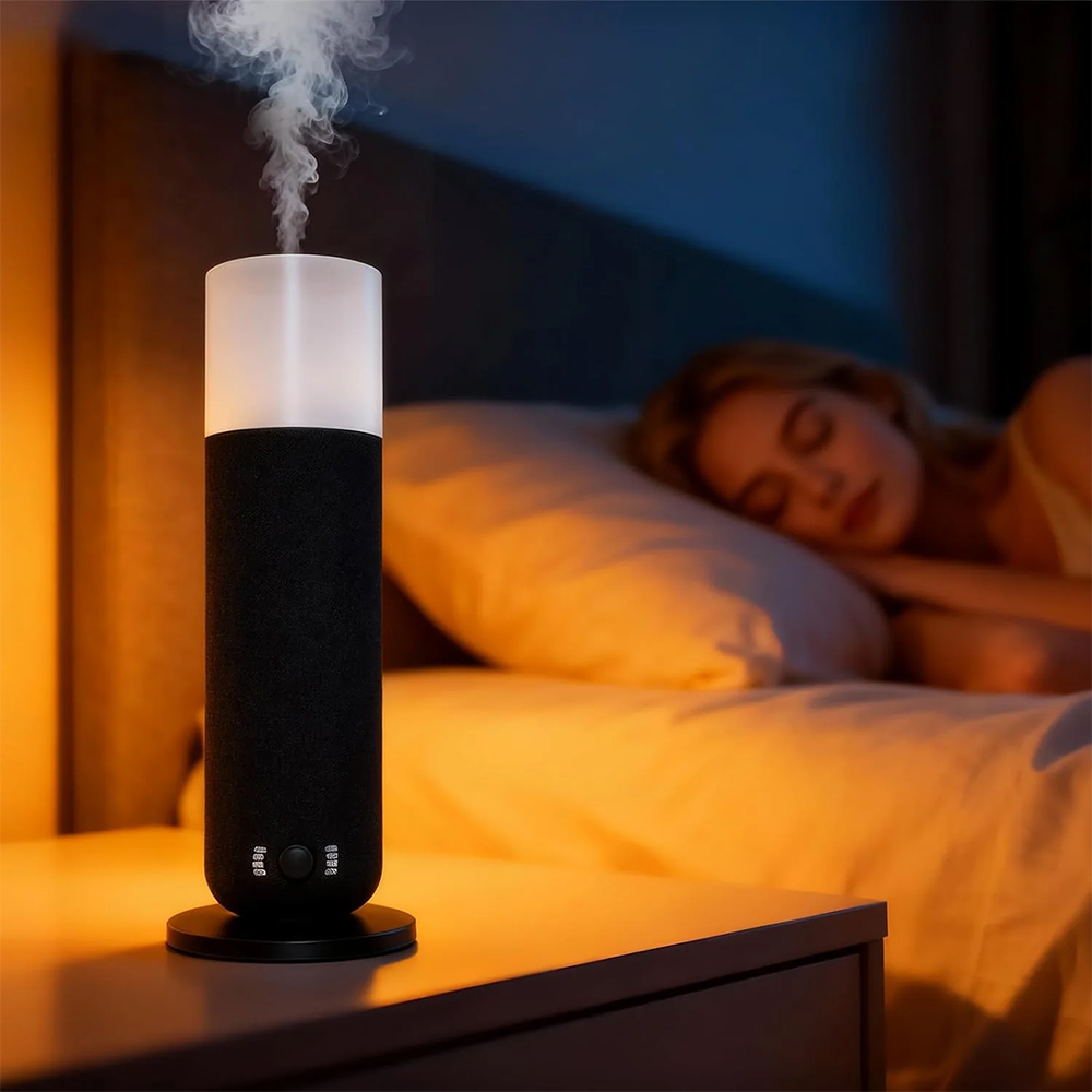 Home Fragrance Electric Diffuser - NAMSTE 120ML タワーセントディフューザーマシン Bluetooth制御フレグランスディフューザー 電気式芳香器 家庭用