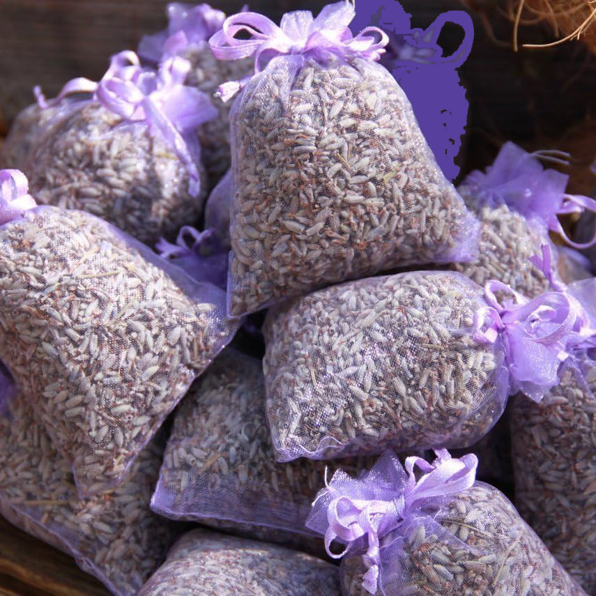 Home Fragrance Sachet - 10 個の天然ラベンダーサシェ本物の保存花アロマポーチホームフレグランス装飾ミニ香り袋
