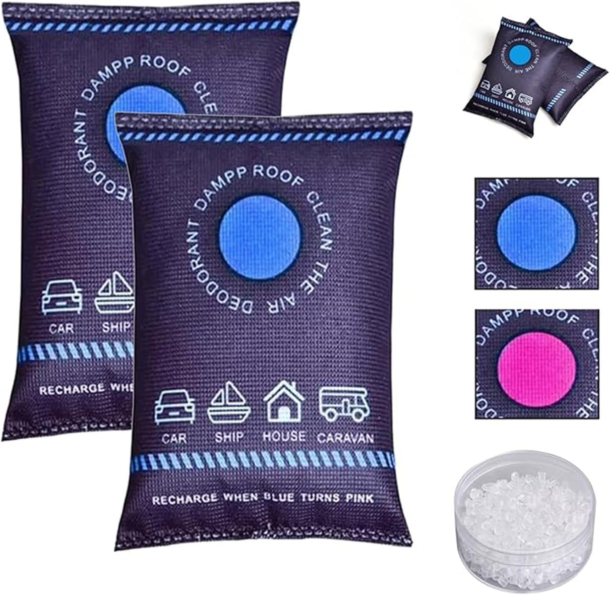 Home Fragrance Sachet - 再利用可能なシリコン除湿バッグ 車用芳香剤 室内ワードローブ ルーム ホーム 除湿剤