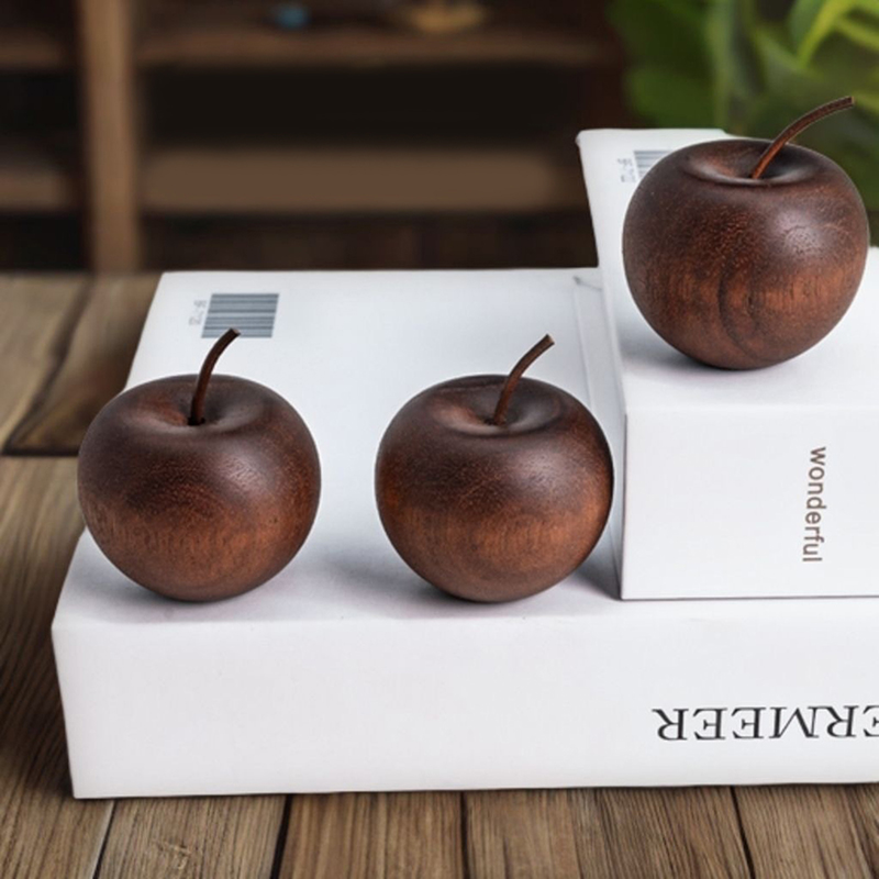 1 個の木製リンゴ型エッセンシャルオイルディフューザーフレグ - Home Fragrance Oils のレビューと価格