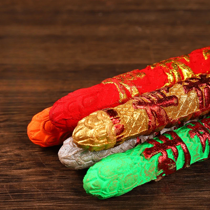 お香とドラゴンパン,太いお香,フレグランス,竹,5色レリーフ - Smokeless Incense Stick のレビューと価格