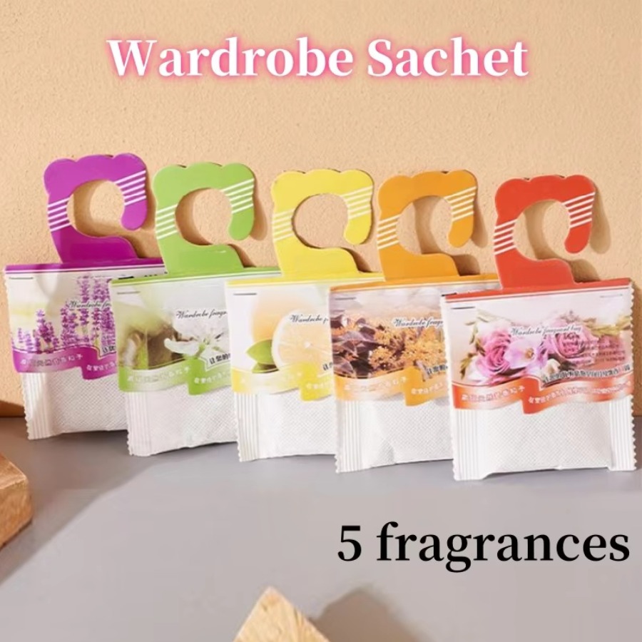 フレグランスのワードローブの小袋,5個,香炉の吊り下げ装飾, - Home Fragrance Verbena のレビューと価格