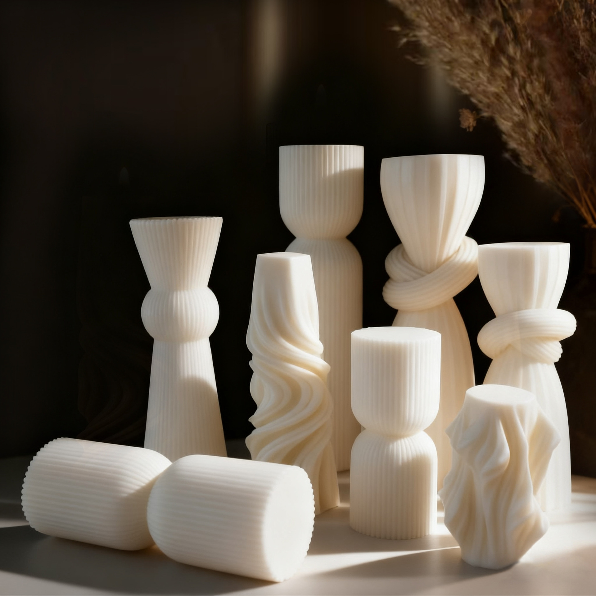 北欧ミニマリストホワイト香りのキャンドル雰囲気ホームデコレー - Home Fragrance Aromatherapy のレビューと価格