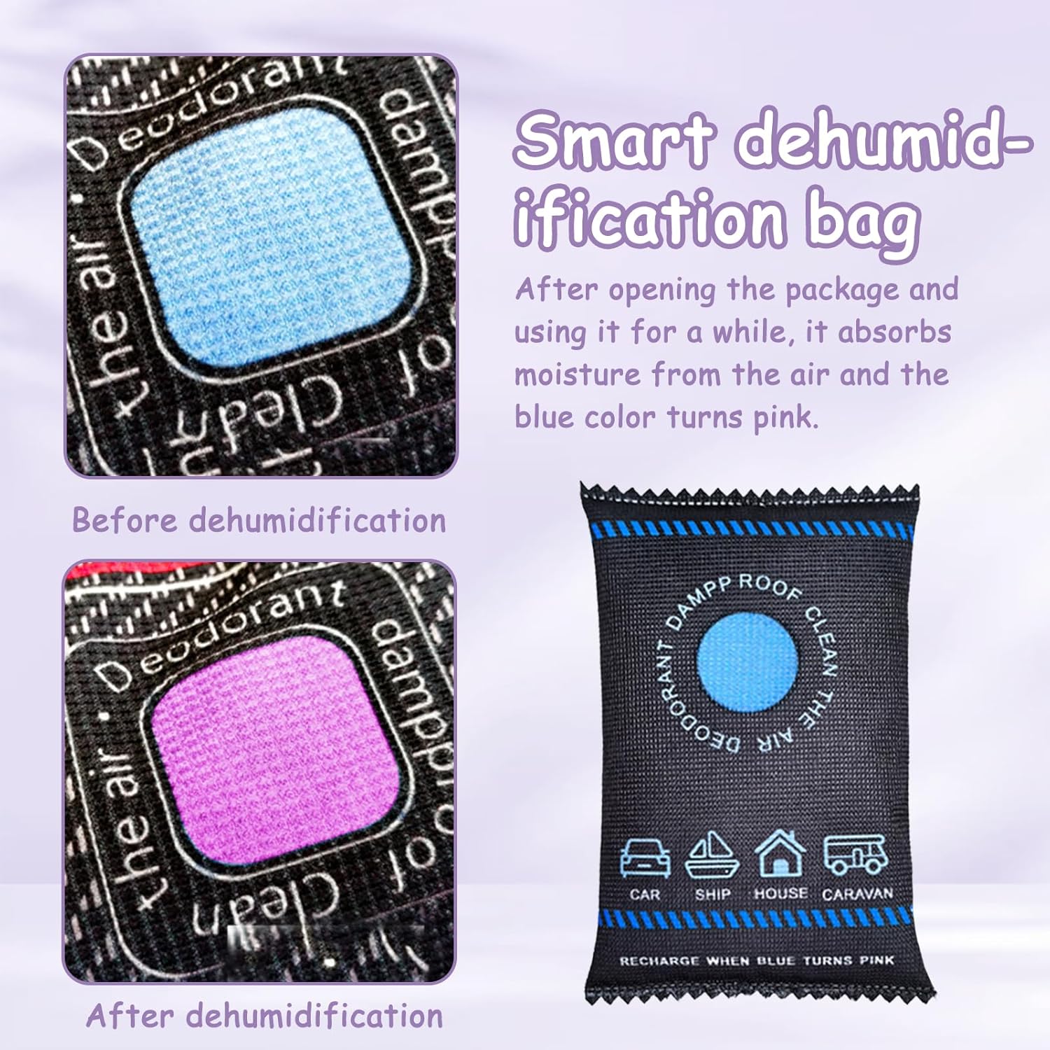 再利用可能なシリコン除湿バッグ 車用芳香剤 室内ワードローブ - Home Fragrance Sachet のレビューと価格